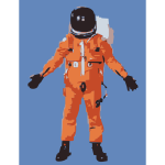NASA flight suit development images 351-373 2